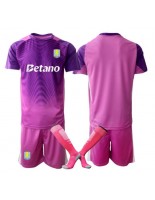 Aston Villa Keeper Tredjedraktsett Barn 2025-26 Korte ermer (+ bukser)